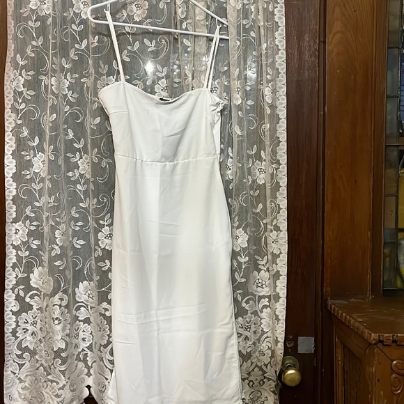 Nasty Gal Dresses & Skirts - Nasty gal  brand  thin plain white dress/ summer / party dress size 6